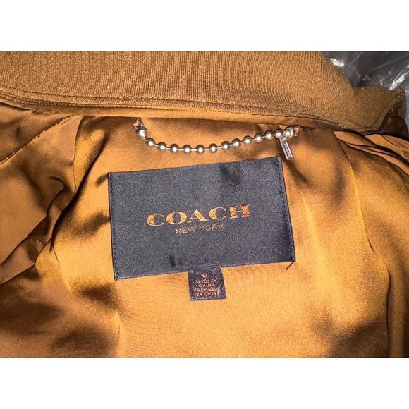 Coach Silk Bomber Jacket - Picture 8 of 9